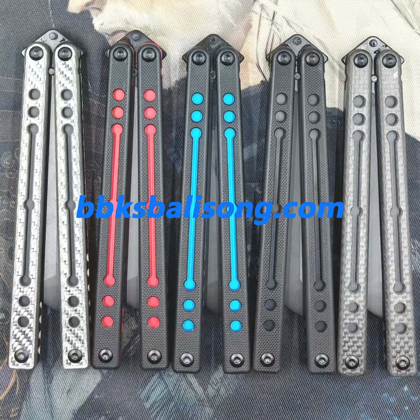 Cold Blade Tanto Nautilus V2.5 Clone G10+7075 Aluminum Handle
