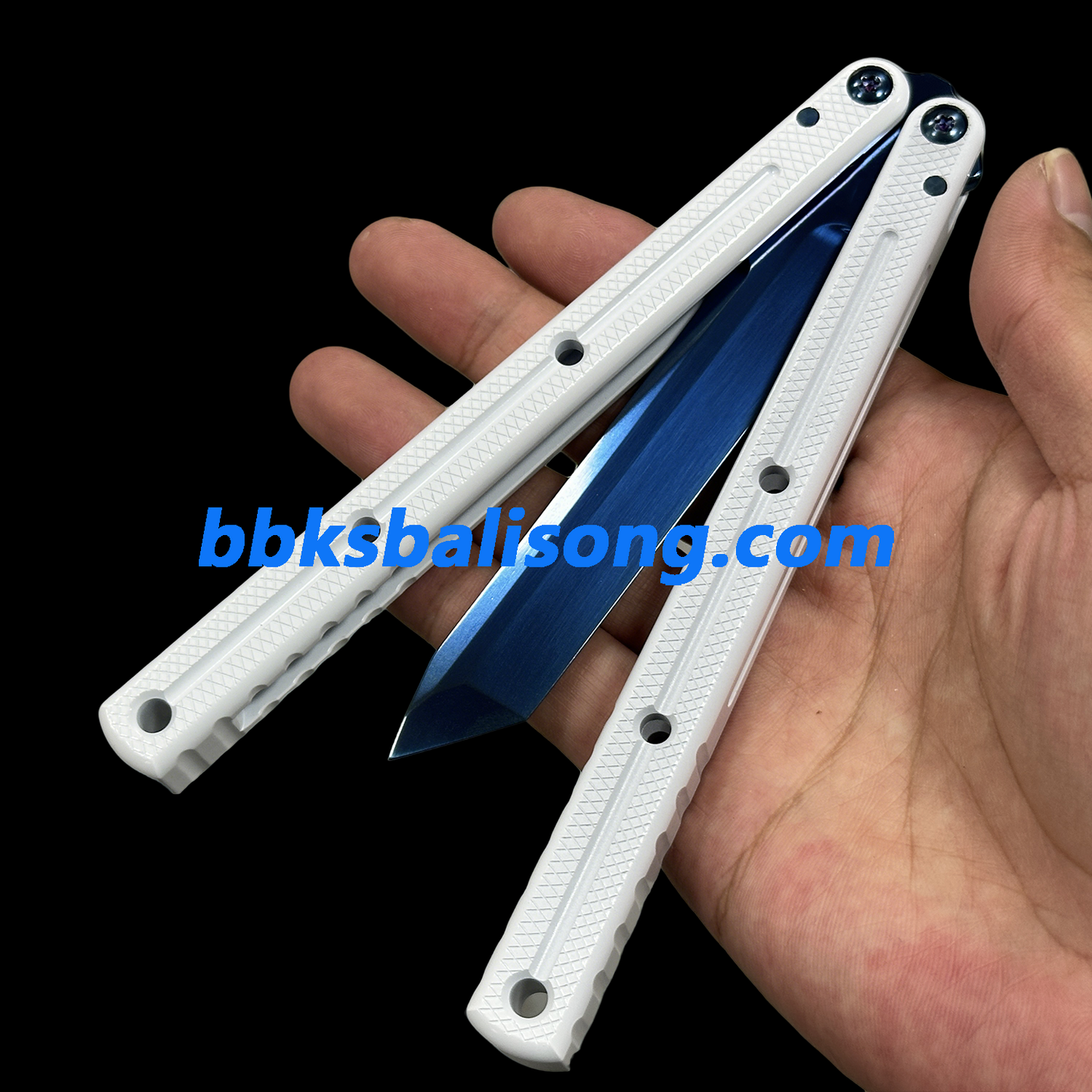 Cold Blade Krake Raken(Kraken) V3  Balisong Clone 7075 Aluminum Ceramic Coating Handle
