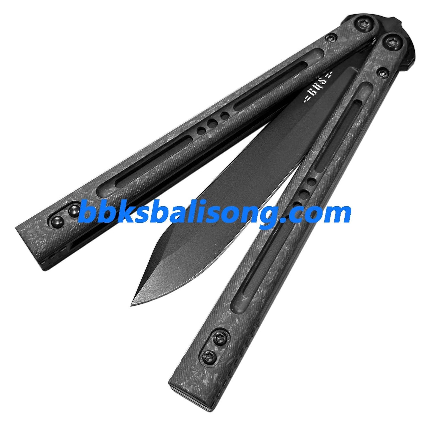 Carbon Fiber Scales For Baliplus or ARMED SHARK Replicant Balisong Clone