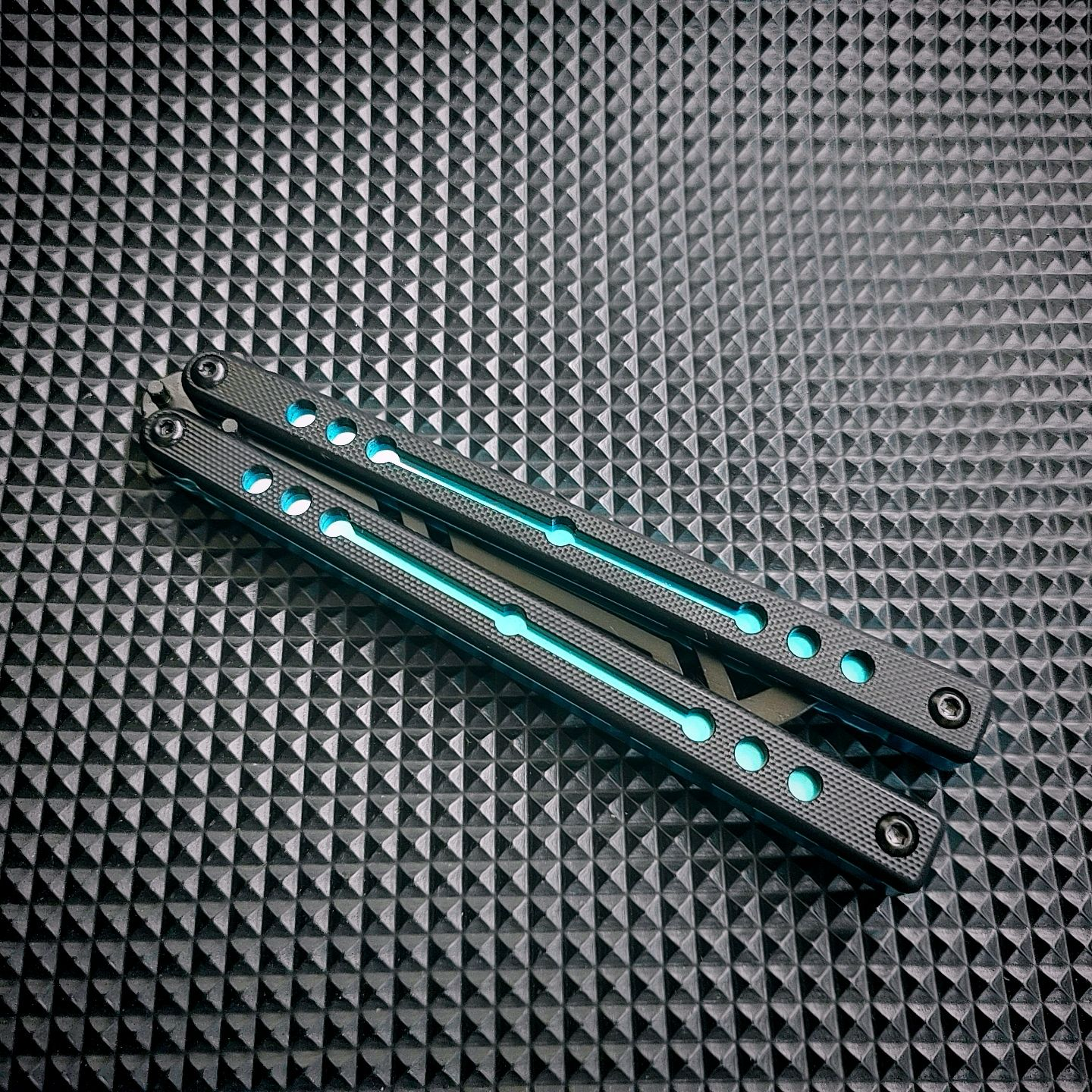 Baliplus Nautilus V2 Balisong Clone G10+7075 Aluminum Handle