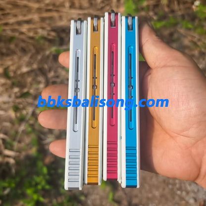 Dingfeng ShengGe Balisong G10+7075 Aluminum Handle False Edge Blade