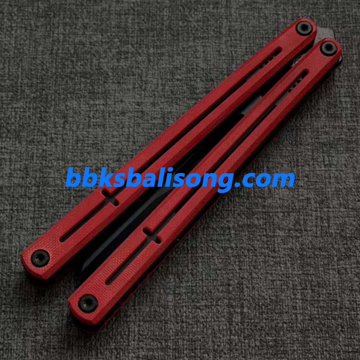 Dingfeng ShengGe Balisong G10+7075 Aluminum Handle False Edge Blade