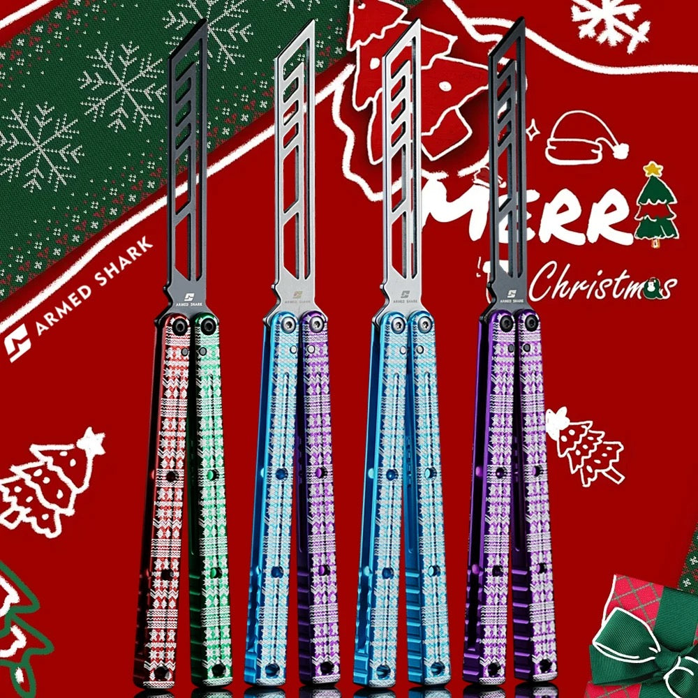 ARMED SHARK Christmas Limited Balisong Colors