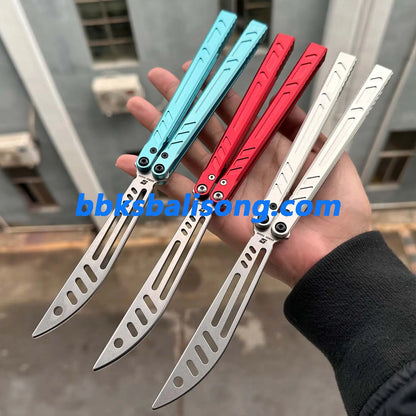 ARMED SHARK 7075 Aluminum Channel Barebones Balisong Clone BBKSbalisong