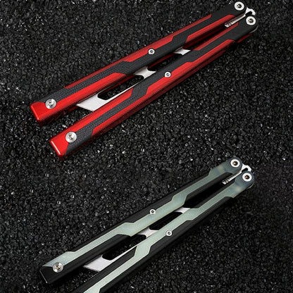 ARMED SHARK Ajax Balisong Trainer 7075 Aluminum +G10 Handle