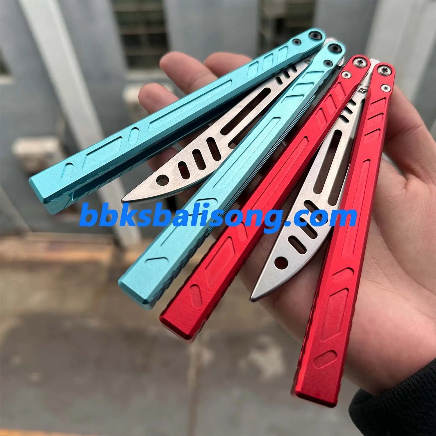 ARMED SHARK 7075 Aluminum Channel Barebones Balisong Clone BBKSbalisong