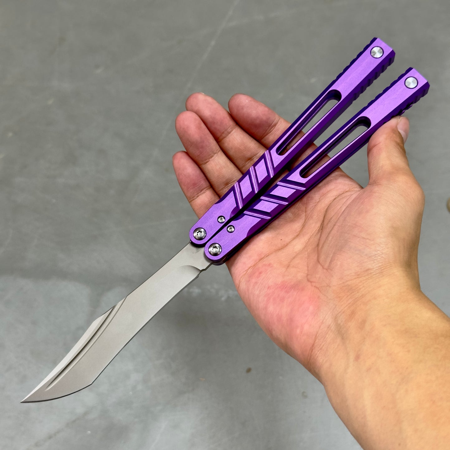 Titus CHAB Channel Alpha Beast V3 Balisong Clone 7075 Aluminum Handle
