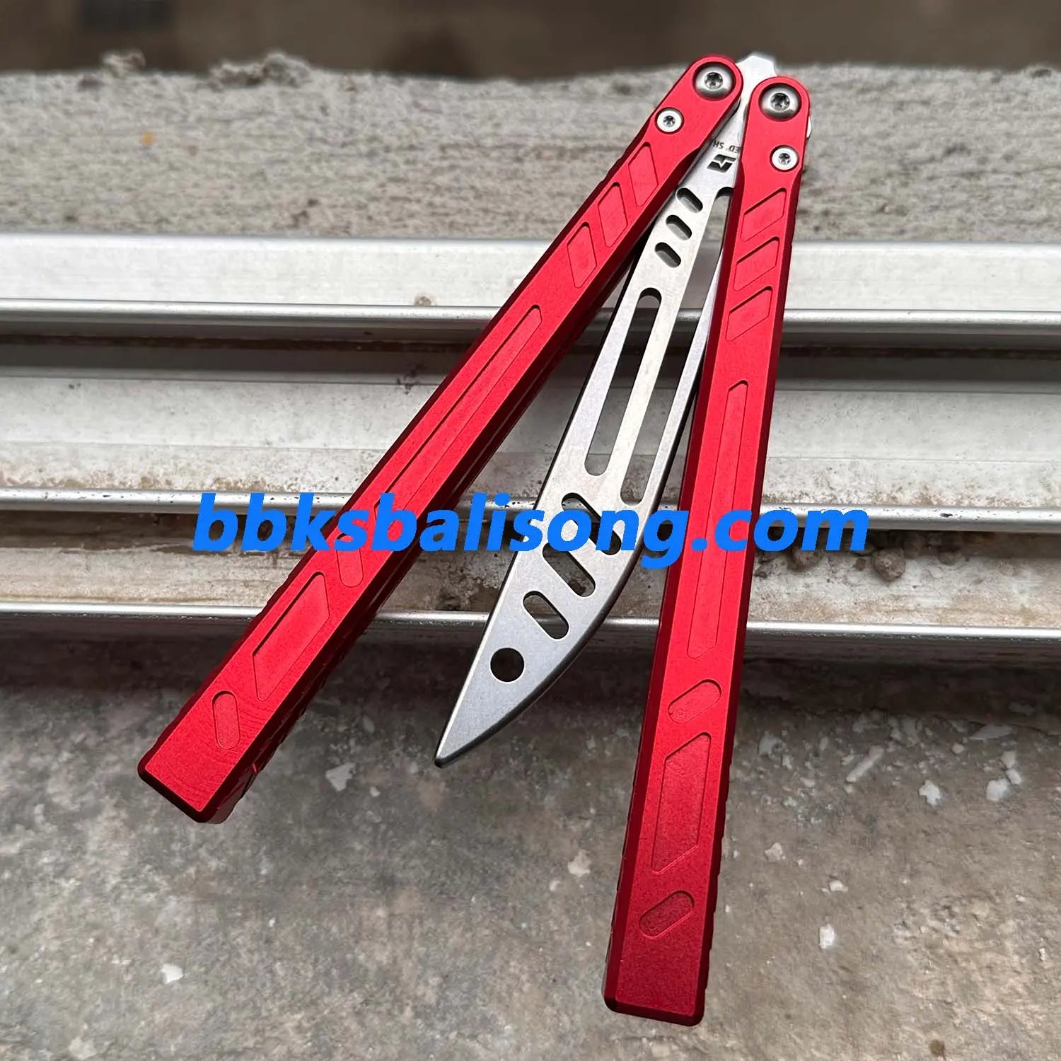 ARMED SHARK 7075 Aluminum Channel Barebones Balisong Clone BBKSbalisong