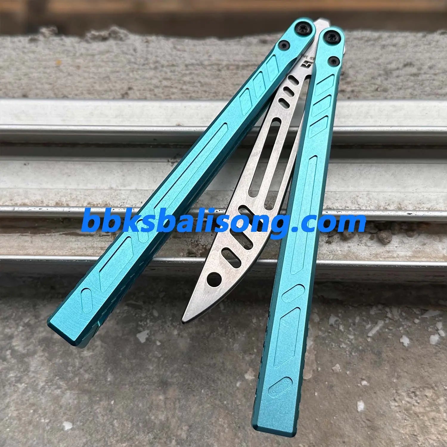 ARMED SHARK 7075 Aluminum Channel Barebones Balisong Clone BBKSbalisong