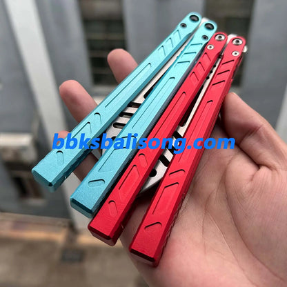 ARMED SHARK 7075 Aluminum Channel Barebones Balisong Clone BBKSbalisong