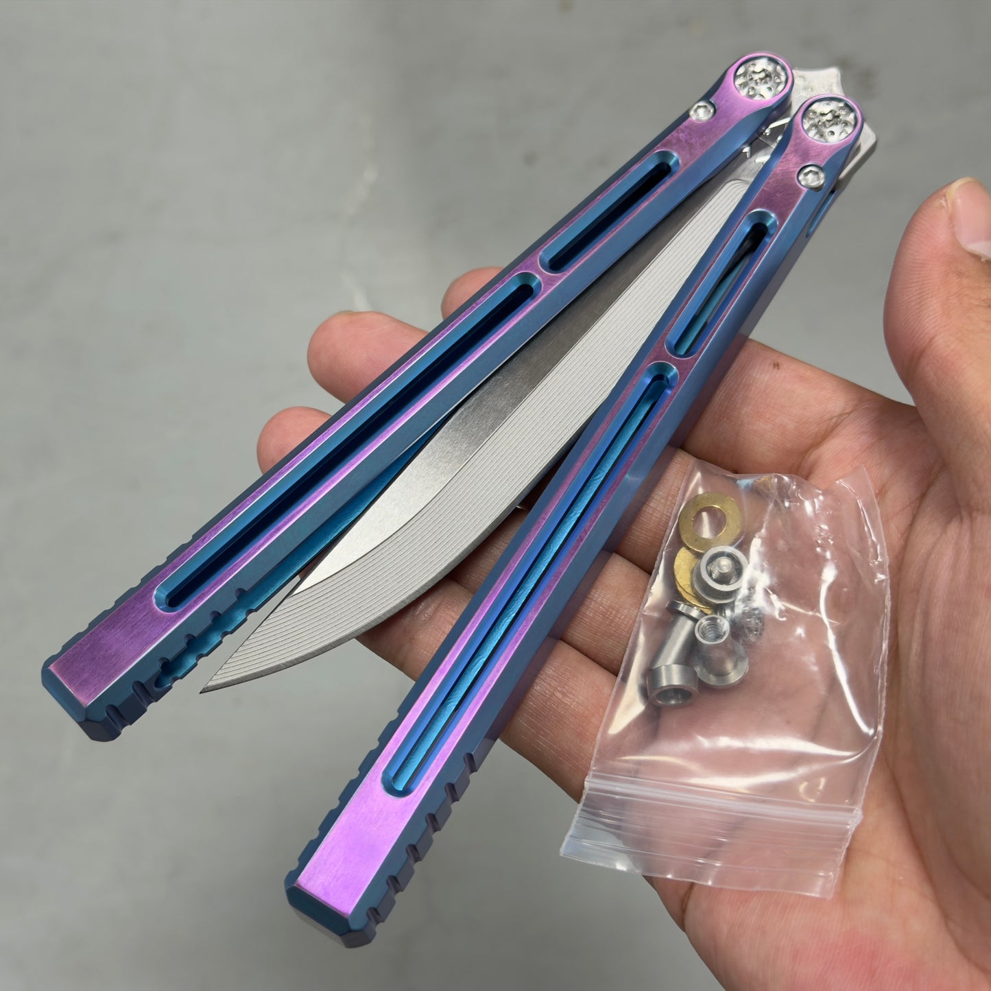 Baliplus Telesto Balisong Clone Titanium Handle