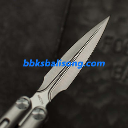 Growl Balisong CK Integralis II Clone Titanium handle Bearing System