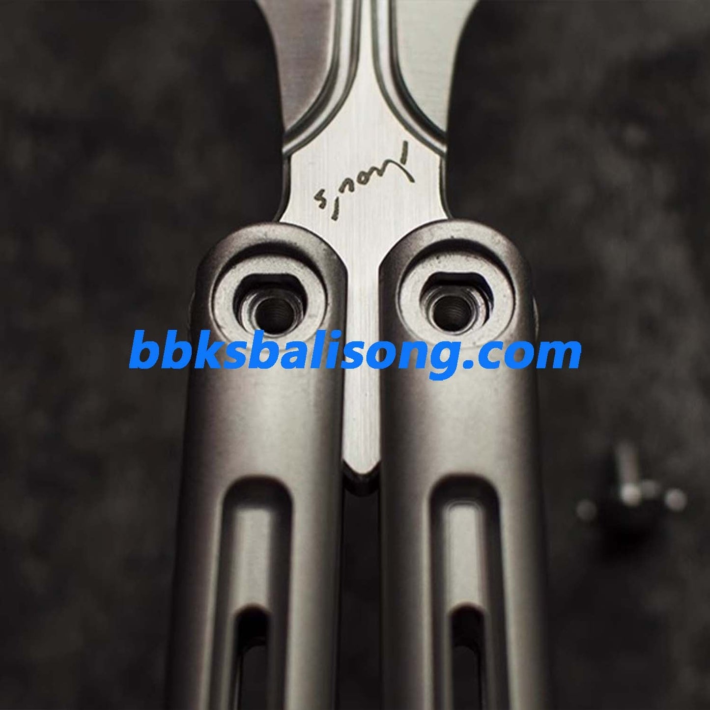 Growl Balisong CK Integralis II Clone Titanium handle Bearing System