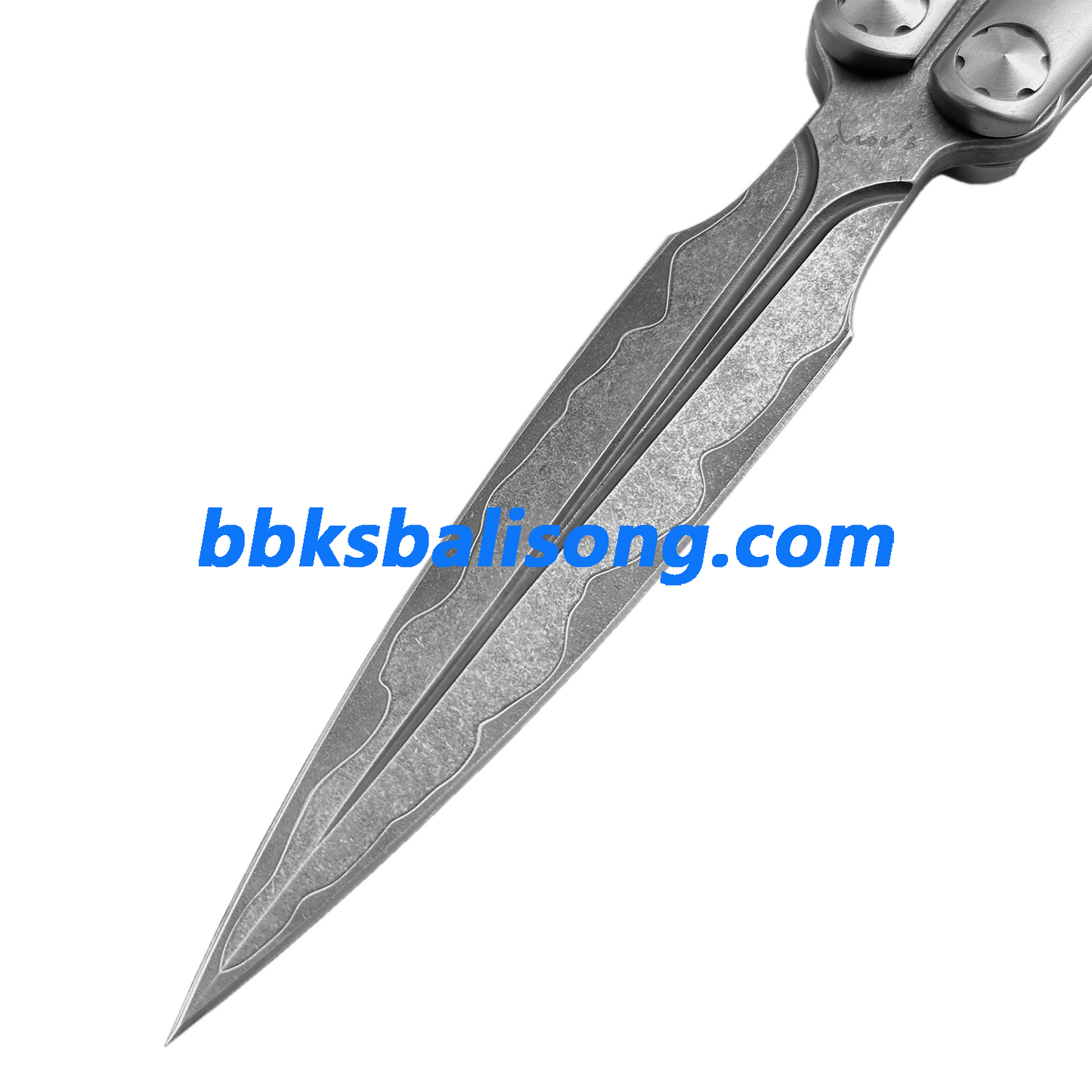 Growl Balisong CK Integralis II Clone Titanium handle Bearing System