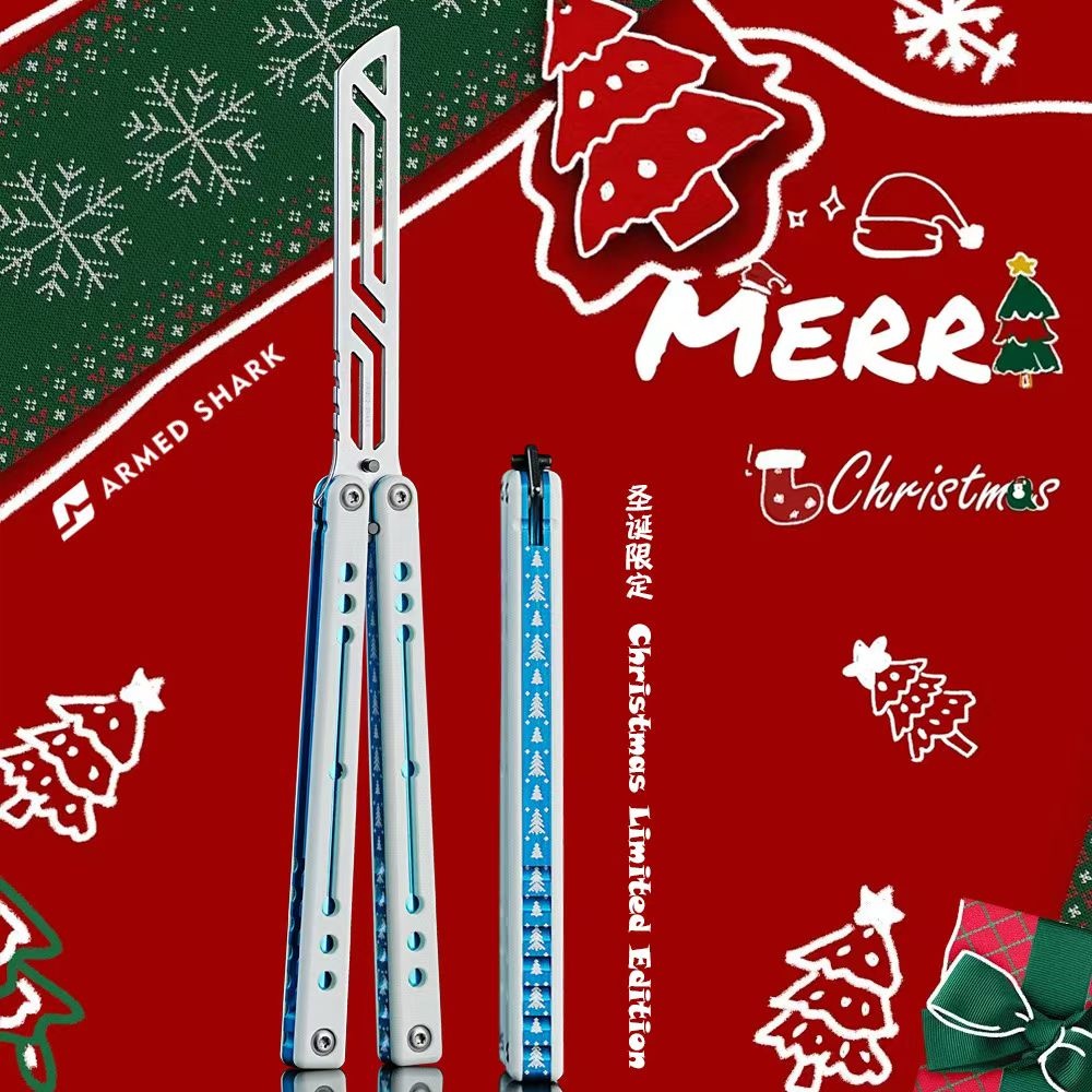 ARMED SHARK Christmas Limited Balisong Colors