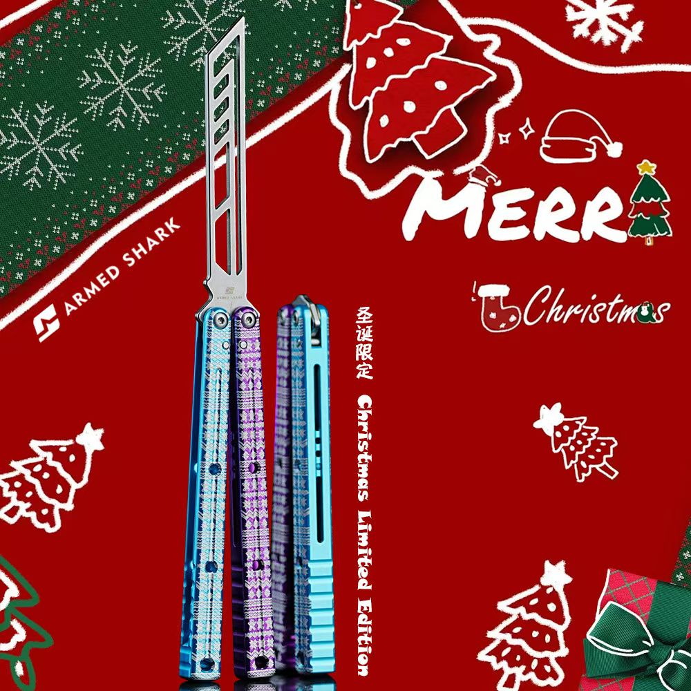 ARMED SHARK Christmas Limited Balisong Colors