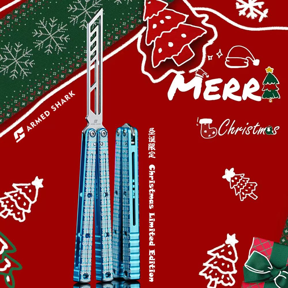ARMED SHARK Christmas Limited Balisong Colors