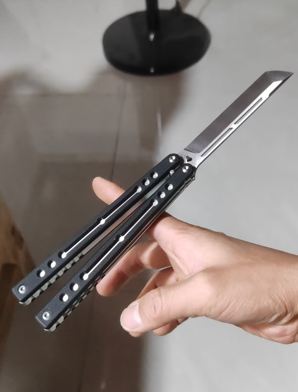 Cold Blade Tanto Nautilus V2.5 Clone G10+7075 Aluminum Handle