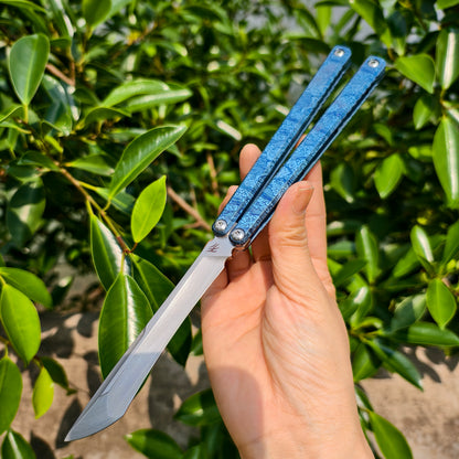 Baliplus Gaboon Balisong Clone Titanium Handle
