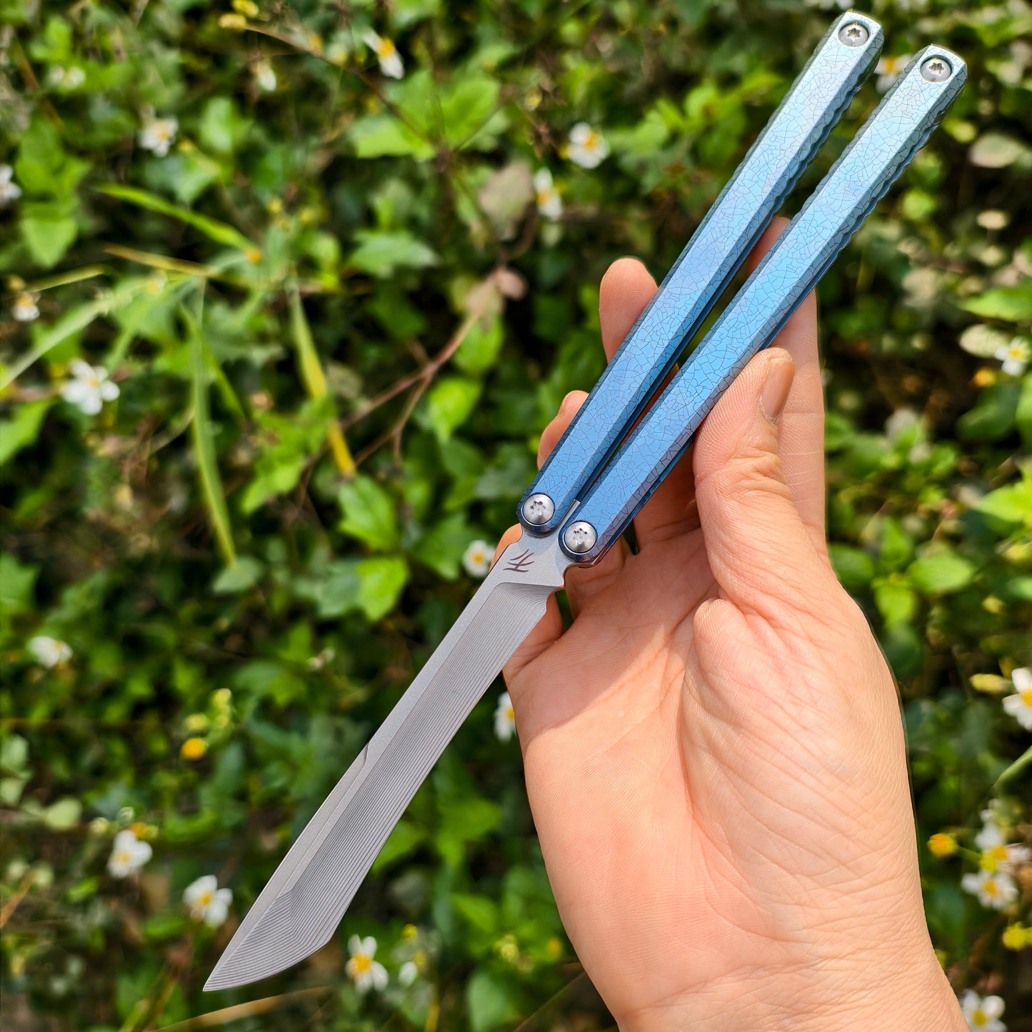 Baliplus Gaboon Balisong Clone Titanium Handle