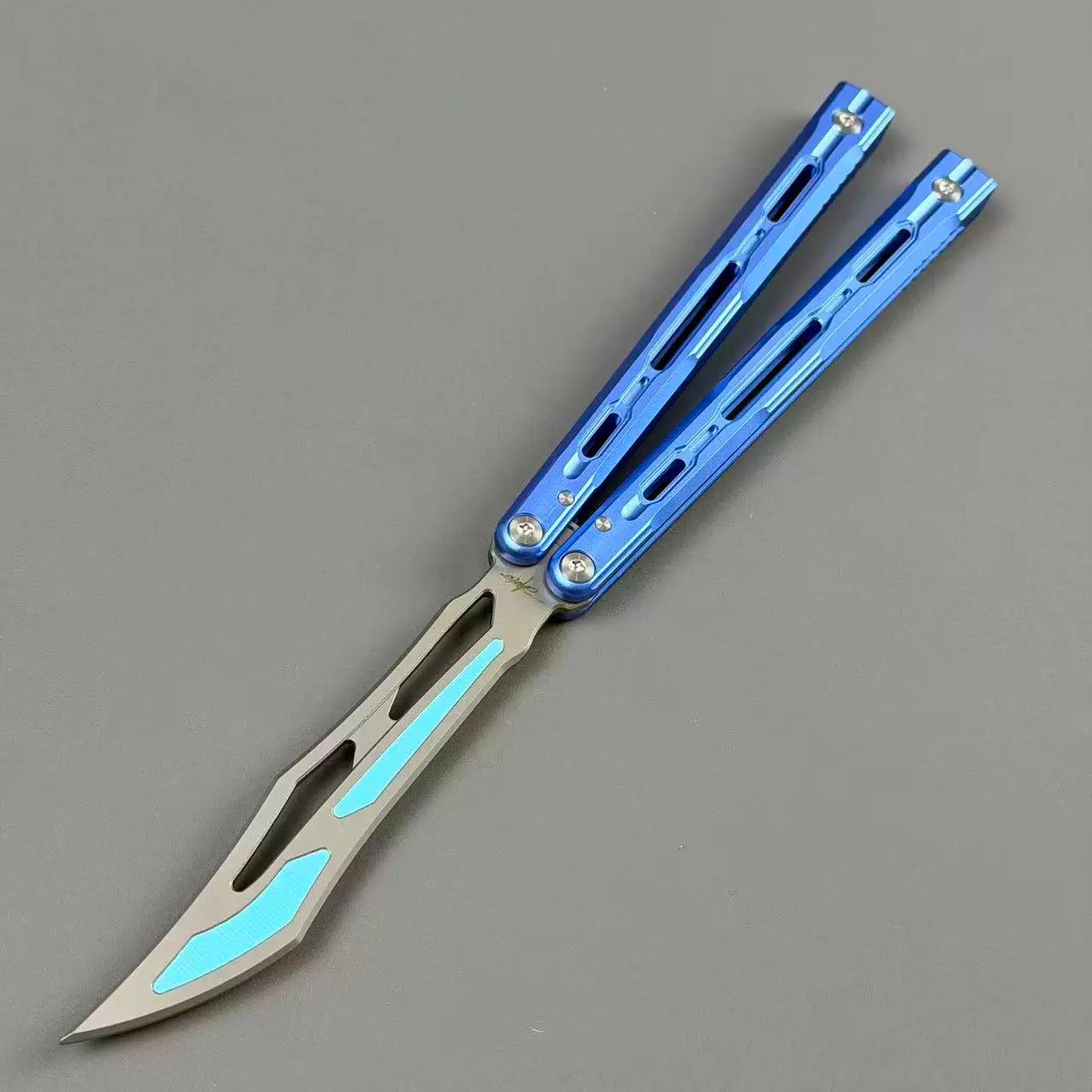 Banshu 8803 Original Balisong Trainer 7075 Aluminum Handle