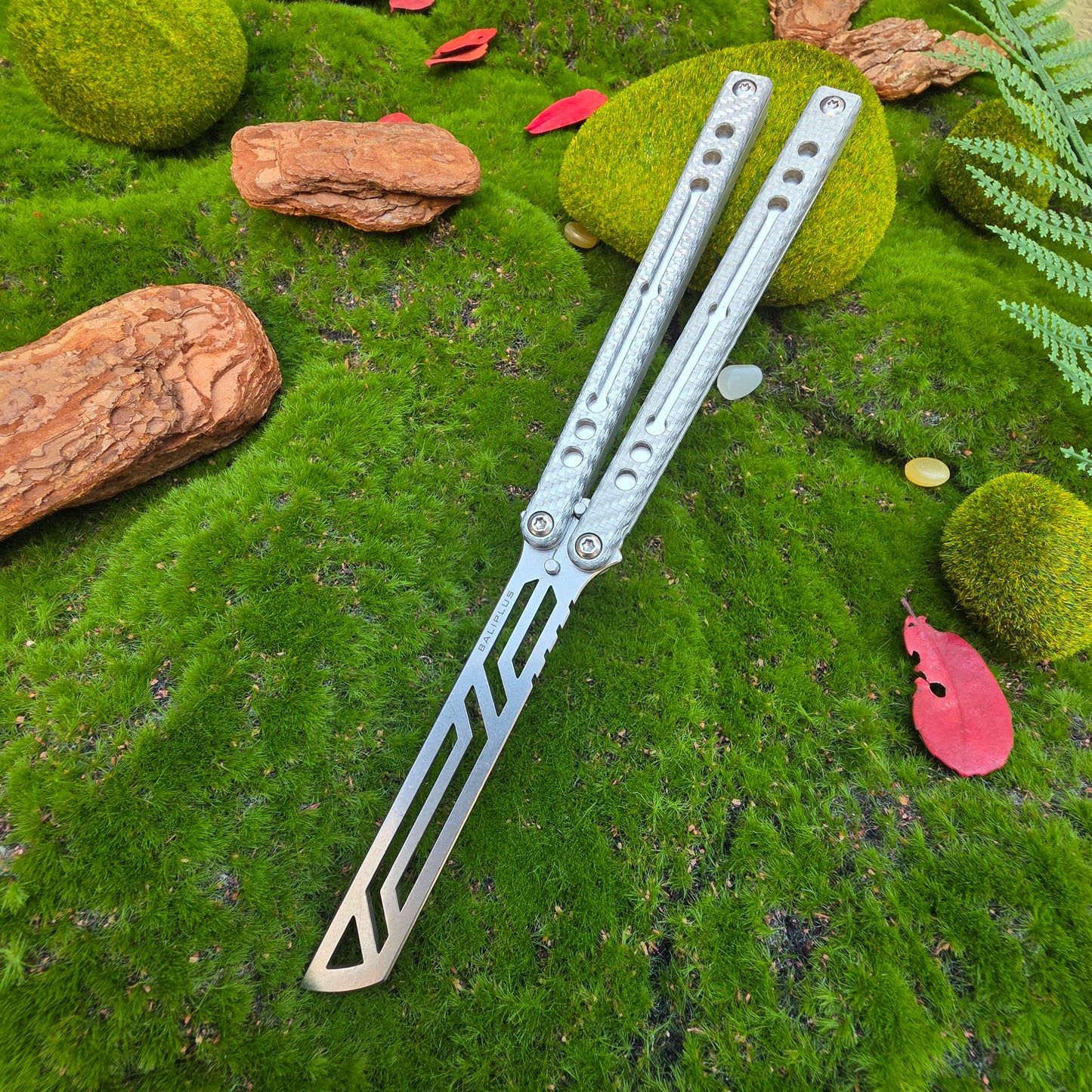 Baliplus Nautilus V1&V2 Balisong Clone G10+7075 Aluminum Handle