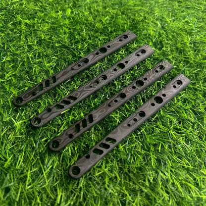 Carbon Fiber Scales For Baliplus or ARMED SHARK Replicant Balisong Clone