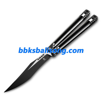 Log Jian V3 Balisong 7075 Aluminum 5Cr15 Blade Bushings System
