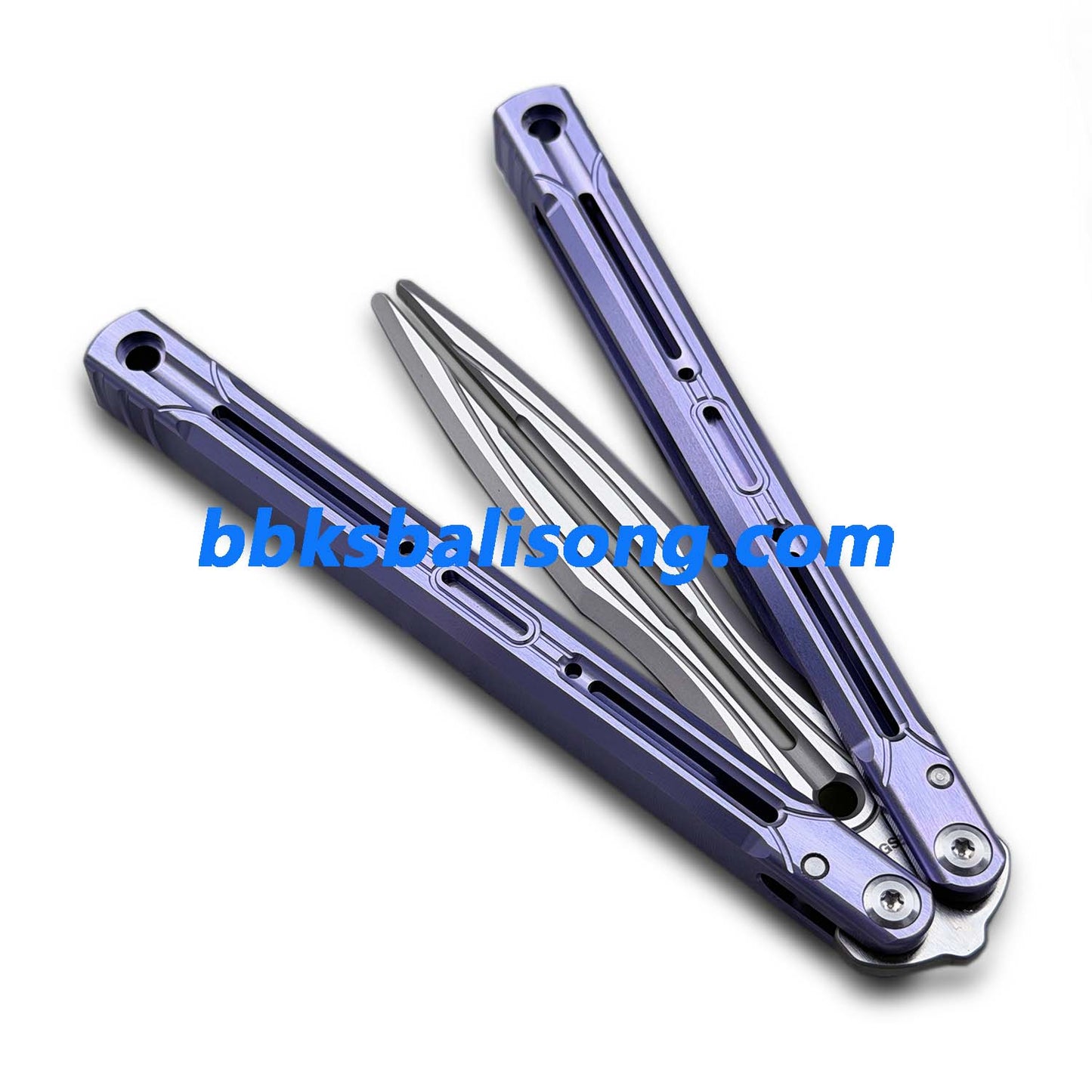 Longslip Aries OG Balisong 7075 Aluminum Handle Tuning Fork Blade