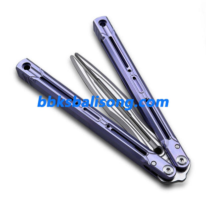 Longslip Aries OG Balisong 7075 Aluminum Handle Tuning Fork Blade