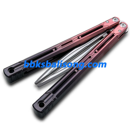 Longslip Aries OG Balisong 7075 Aluminum Handle Tuning Fork Blade