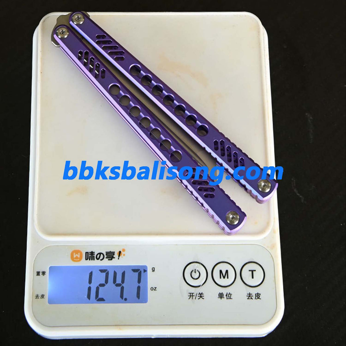 Longslip Gemini Original Balisong Titanium Handle Bushings System