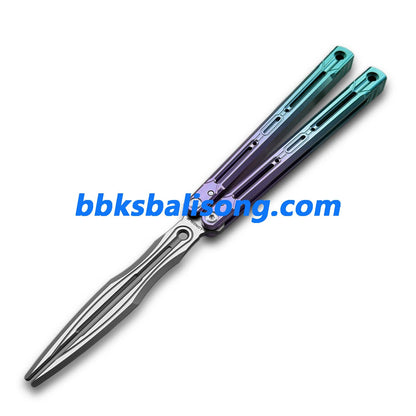Longslip Aries OG Balisong 7075 Aluminum Handle Tuning Fork Blade