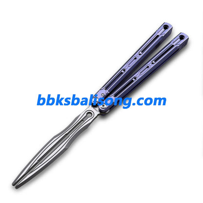 Longslip Aries OG Balisong 7075 Aluminum Handle Tuning Fork Blade