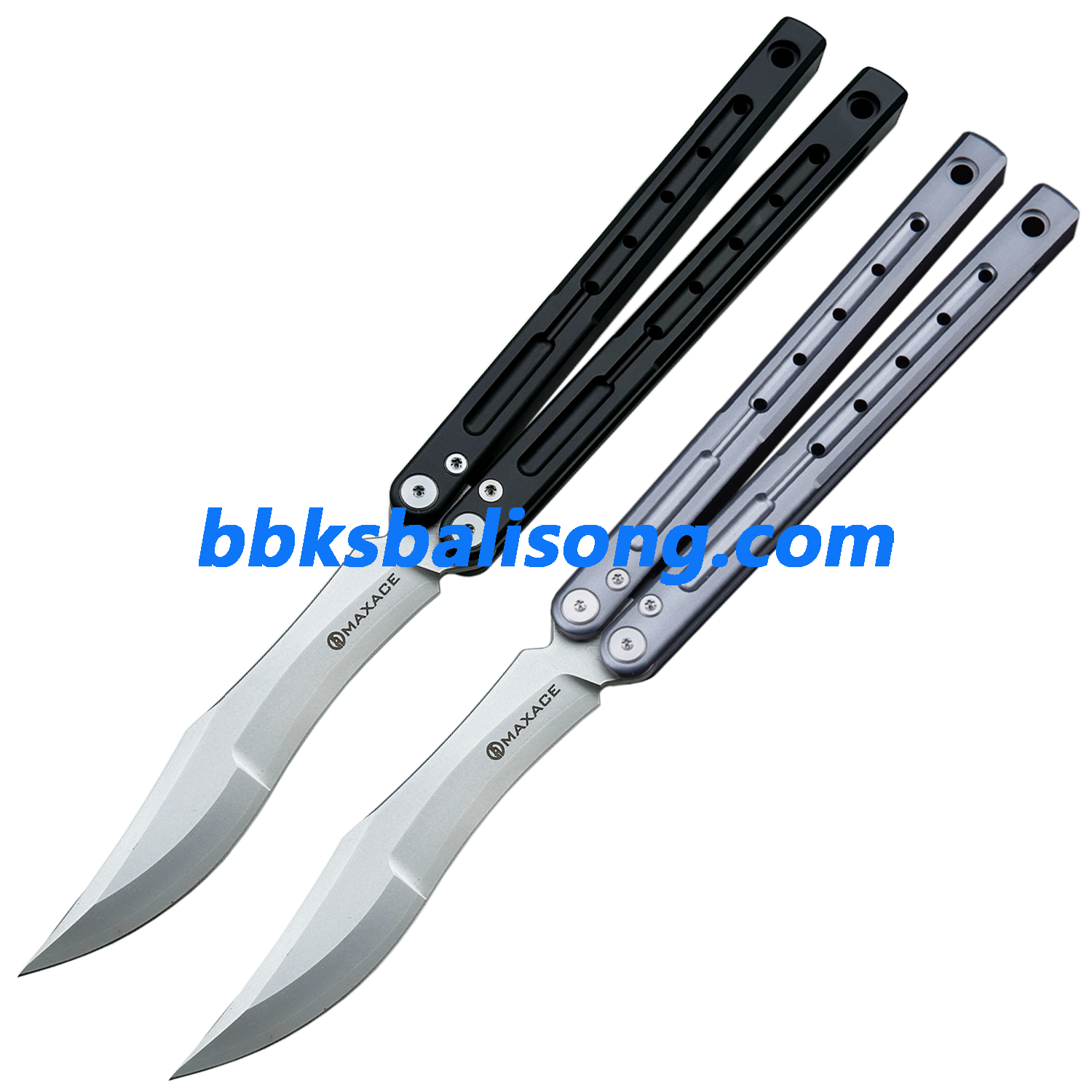 Maxace Phantom II Balisong Trainer 7075 Aluminium/Titanium Handle Maxace Phantom II Balisong Trainer 7075 Aluminium/Titanium Handle