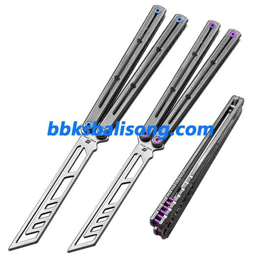 New ARMED SHARK Titanium Kraken V3 Balisong Trainer Clone