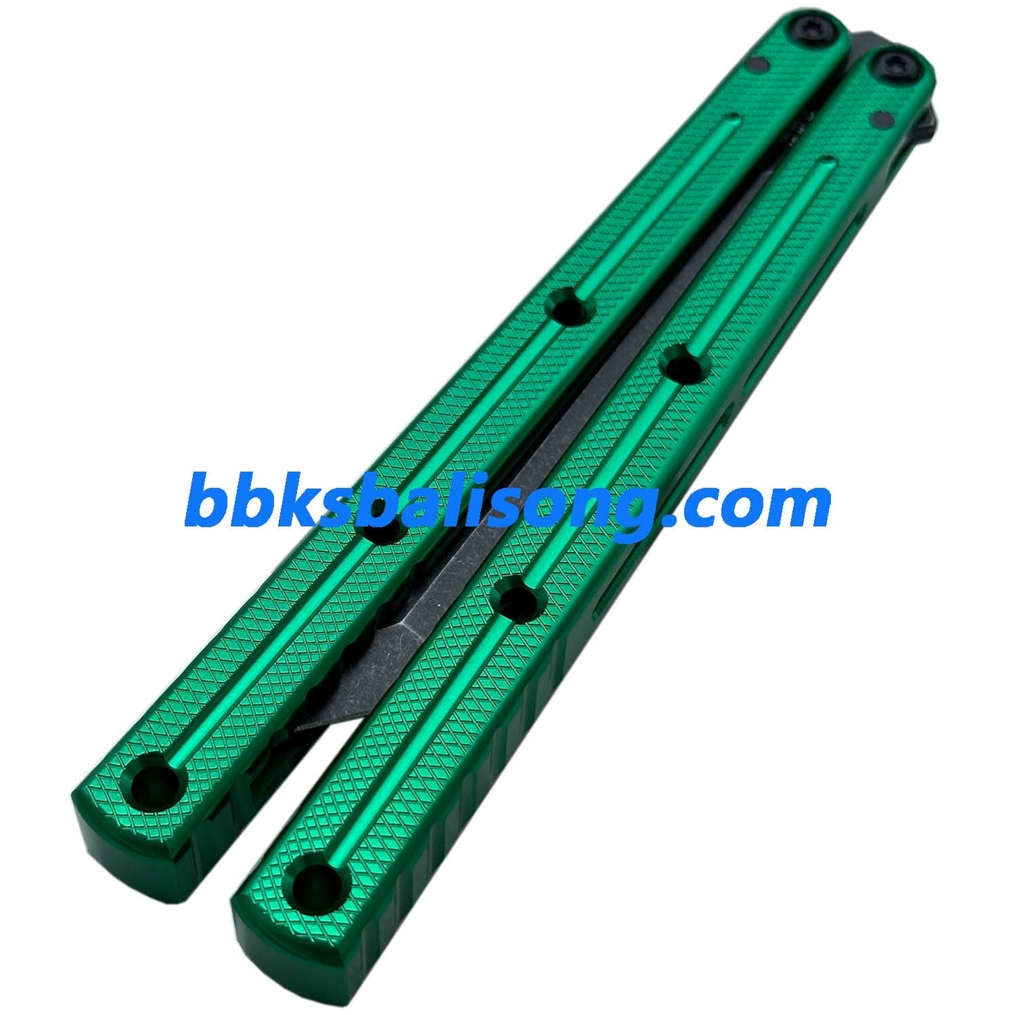 New Baliplus Glossy Kraken V3 Live Blade Balisong Clone (Double-Slot Speed Channel Version)