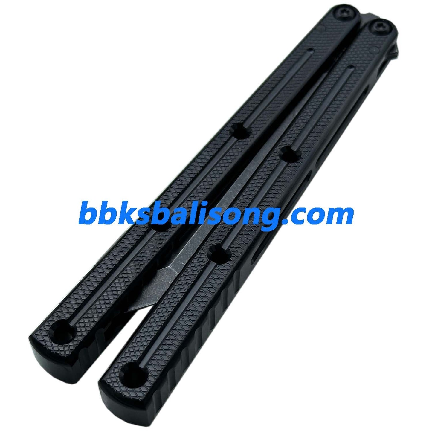 New Baliplus Glossy Kraken V3 Live Blade Balisong Clone (Double-Slot Speed Channel Version)