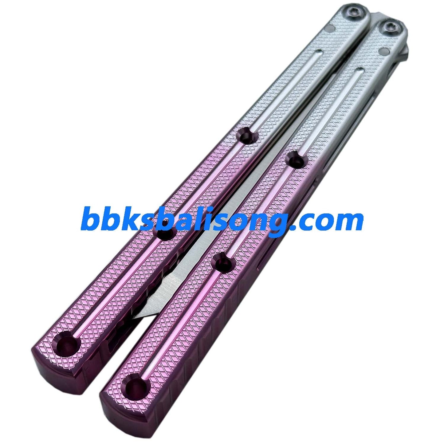 New Baliplus Glossy Kraken V3 Live Blade Balisong Clone (Double-Slot Speed Channel Version)