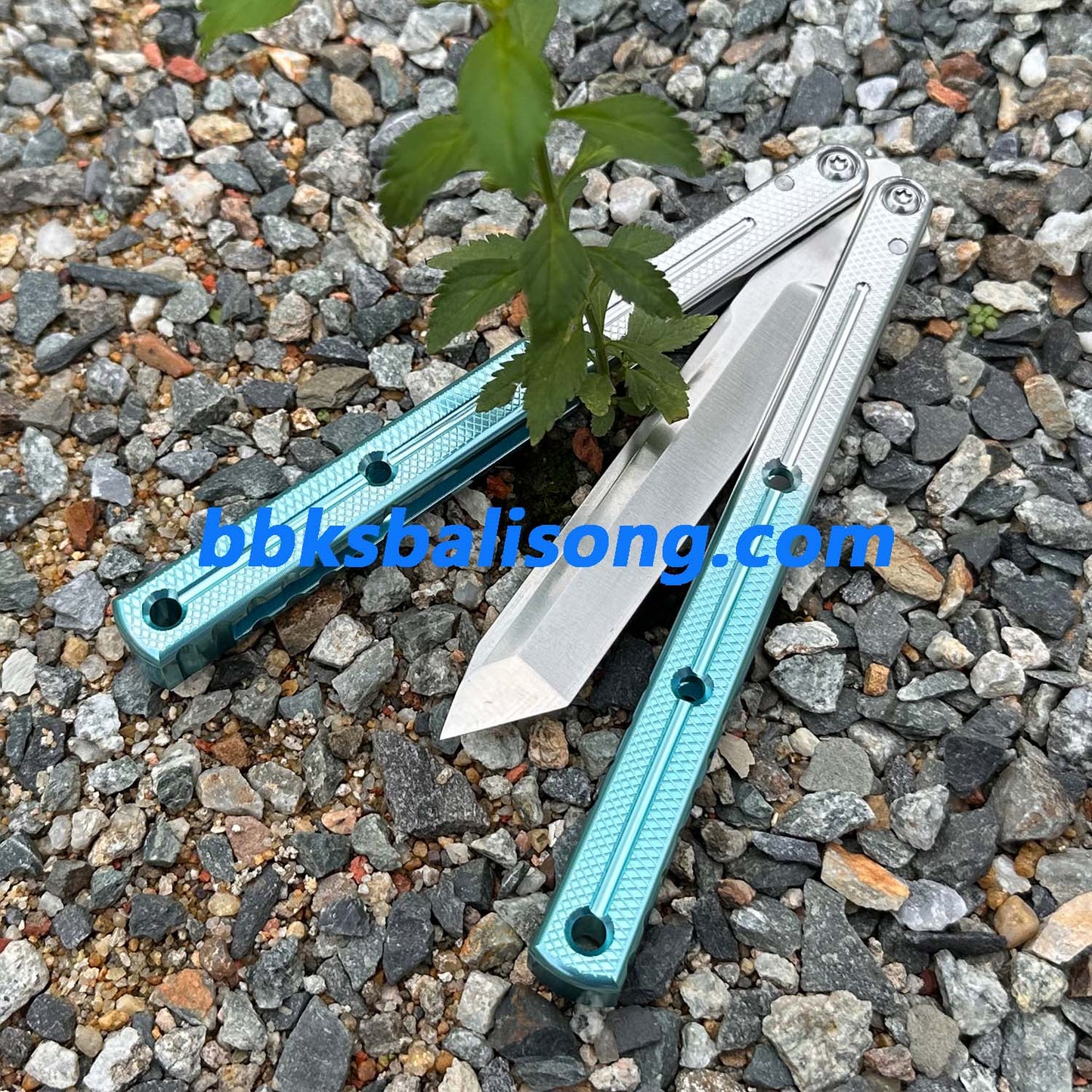 New Baliplus Glossy Kraken V3 Live Blade Balisong Clone (Double-Slot Speed Channel Version)