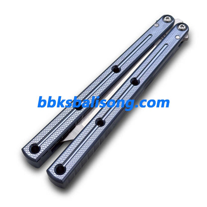 New Baliplus Krake Raken (Kraken) V2.5 Live Blade / False Edge Blade Balisong Clone