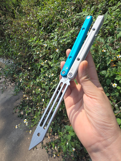New Baliplus Squidtrainer V4 Balisong Clone 7075 Aluminum