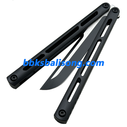 New Baliplus Tsunami V4 Balisong Clone Titanium Handle Bushings System