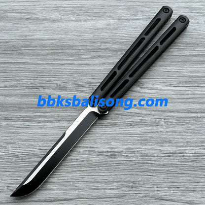 New Baliplus Tsunami V4 Balisong Clone Titanium Handle Bushings System BBKSbalisong