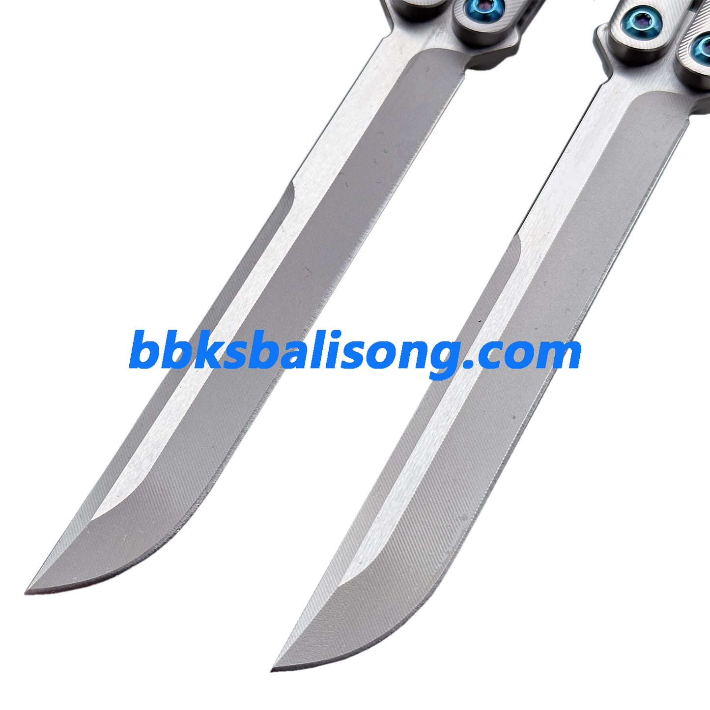 New Baliplus Tsunami V4 Balisong Clone Titanium Handle Bushings System