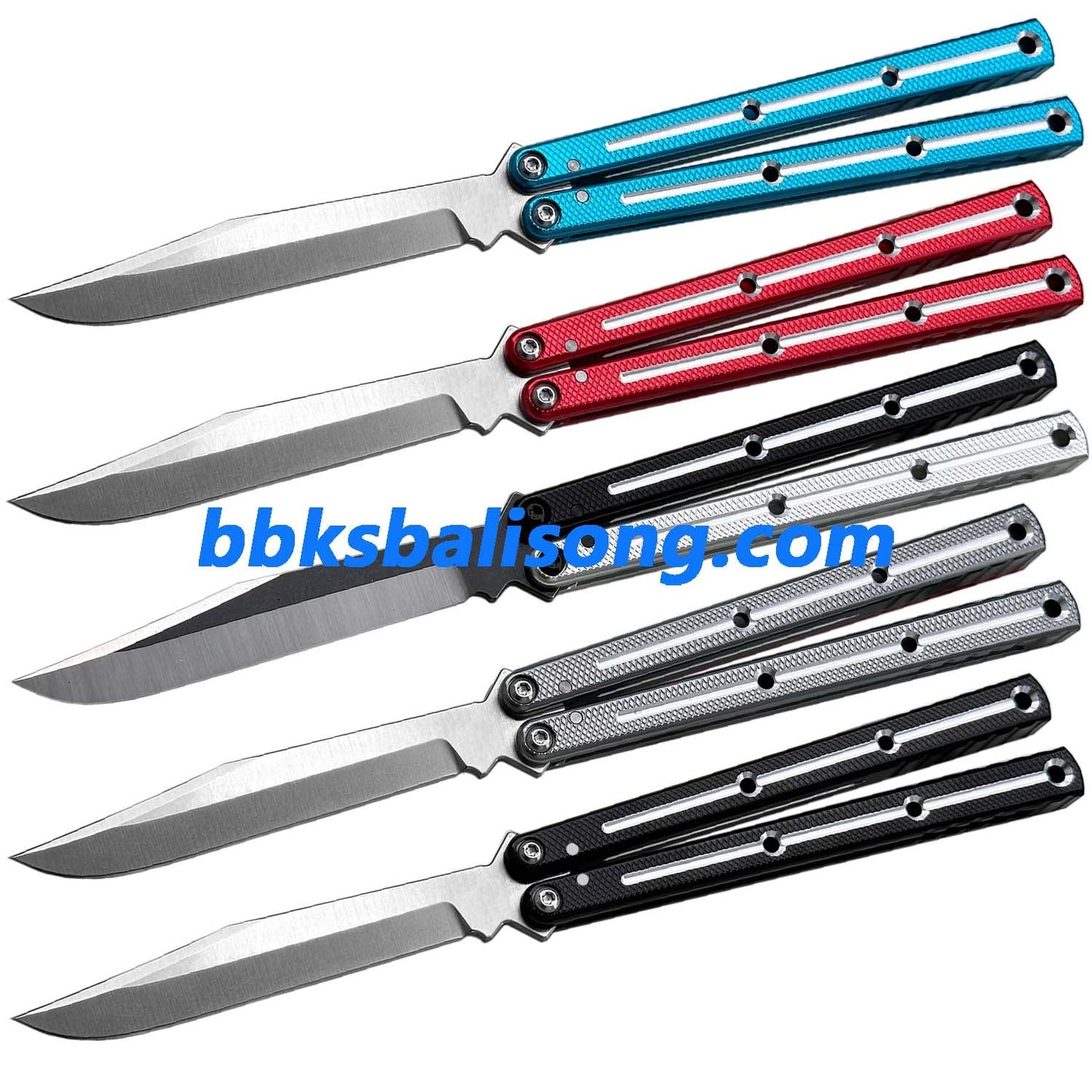 New Baliplus Kraken V3 Live Balisong Clone 7075 Glossy Handle