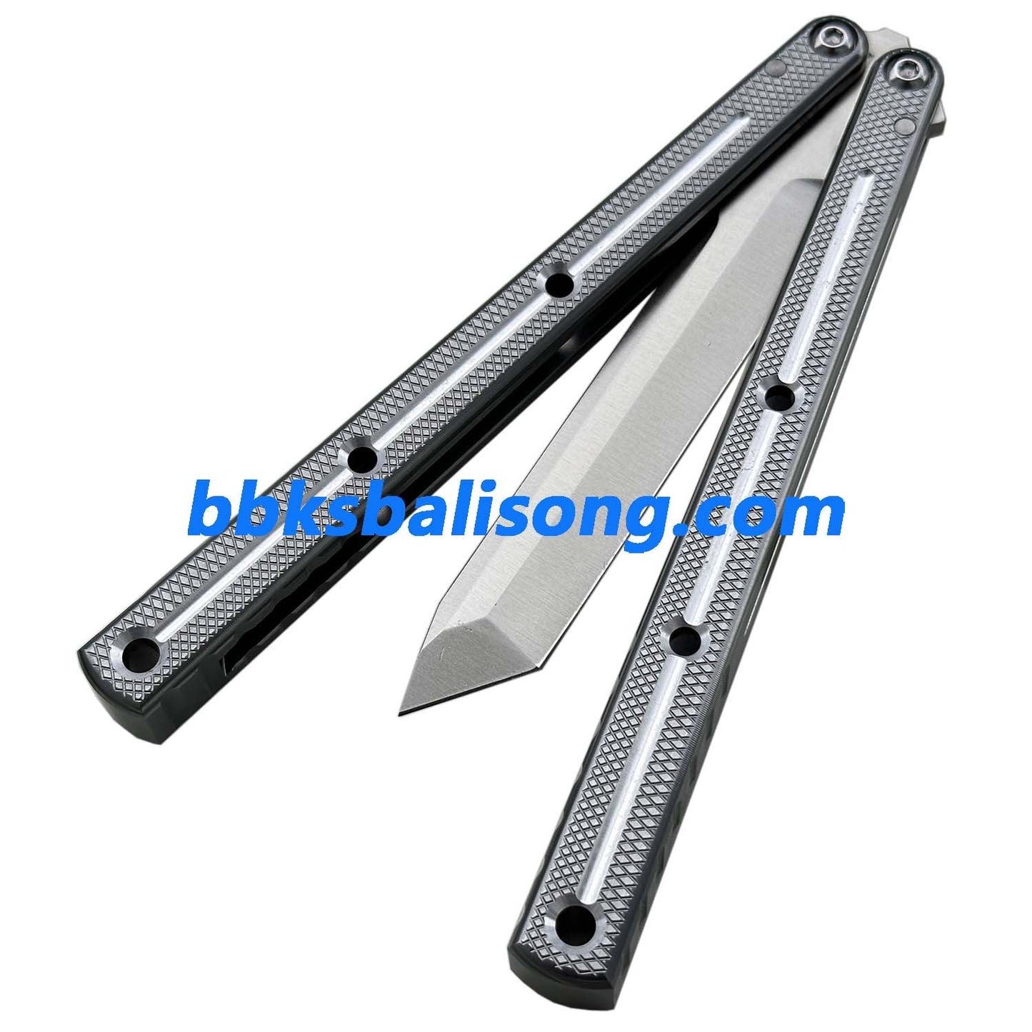 New Baliplus Krake Raken (Kraken) V3 Live Blade / False Edge Blade Balisong Clone