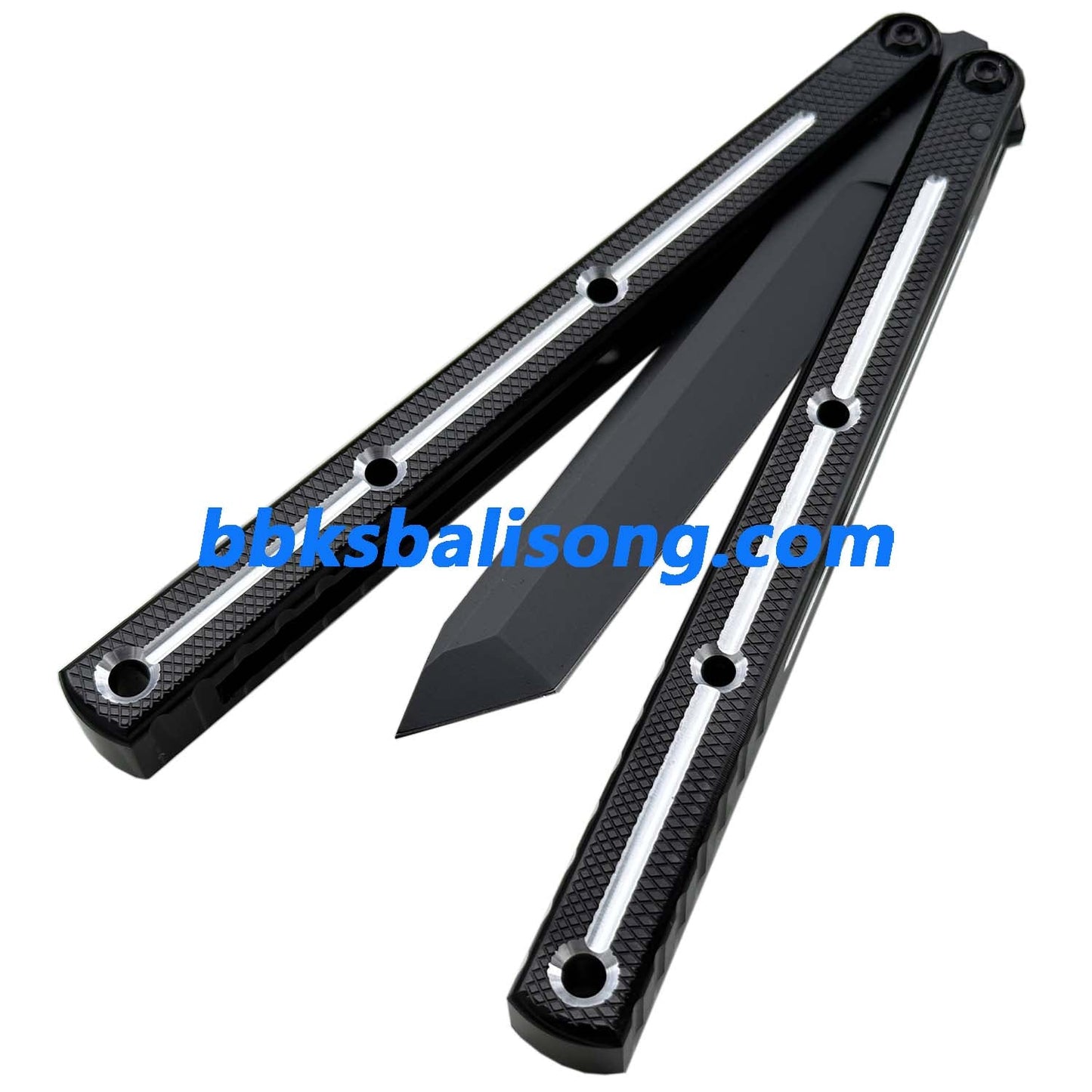 New Baliplus Kraken V3 Live Balisong Clone 7075 Glossy Handle