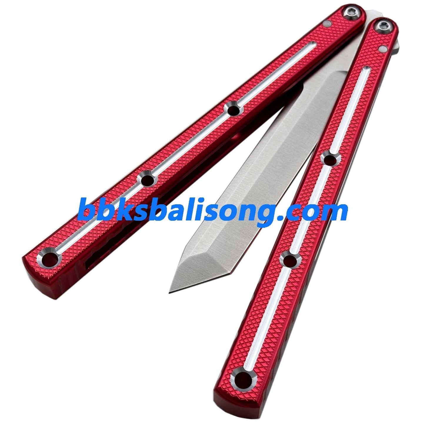 New Baliplus Krake Raken (Kraken) V3 Live Blade / False Edge Blade Balisong Clone