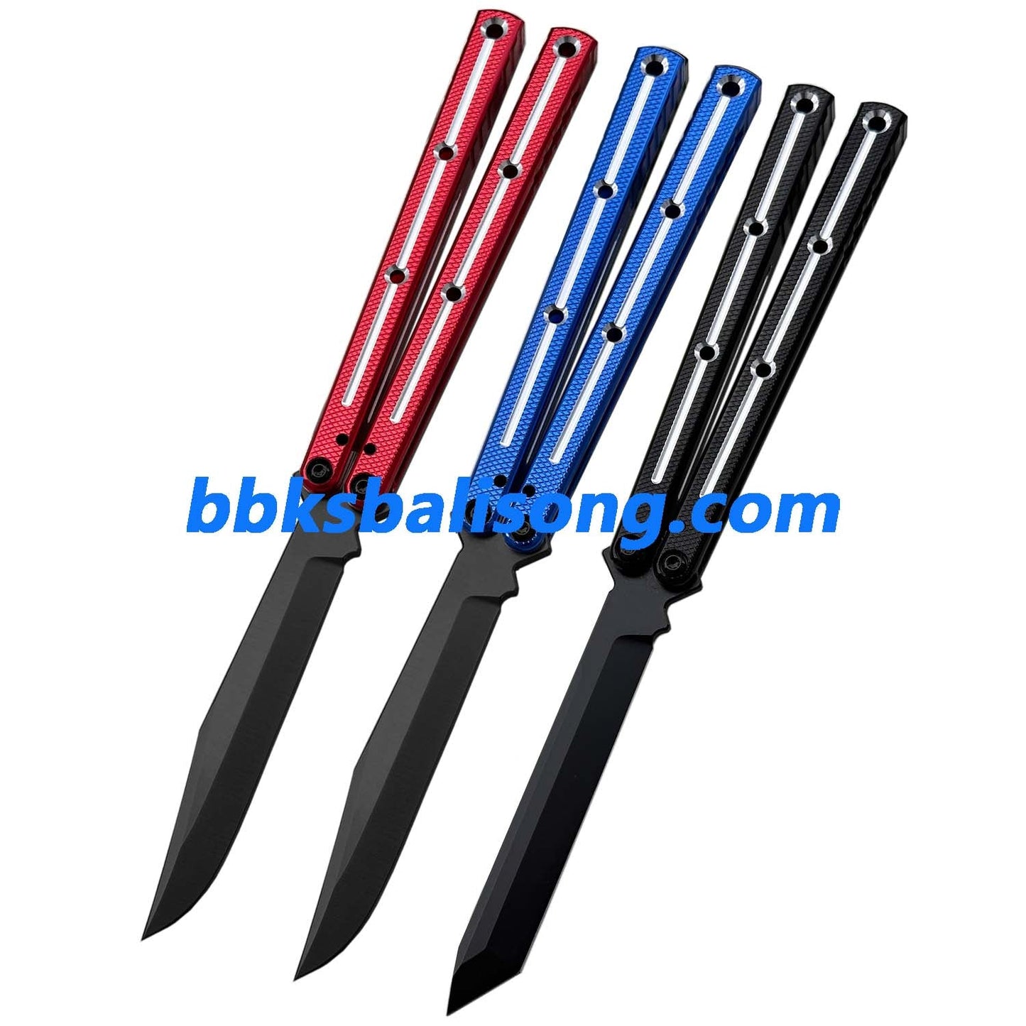 New Baliplus Kraken V3 Live Balisong Clone 7075 Glossy Handle